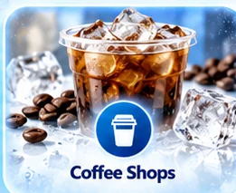 Coffee shops: iced coffee